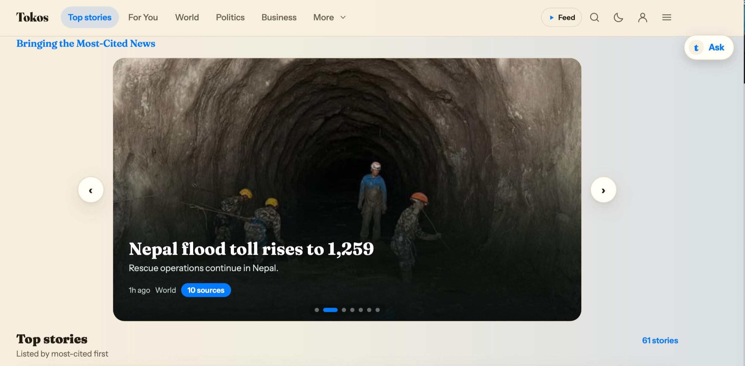 Tokos News Aggregator Tokos News Myron Manns
